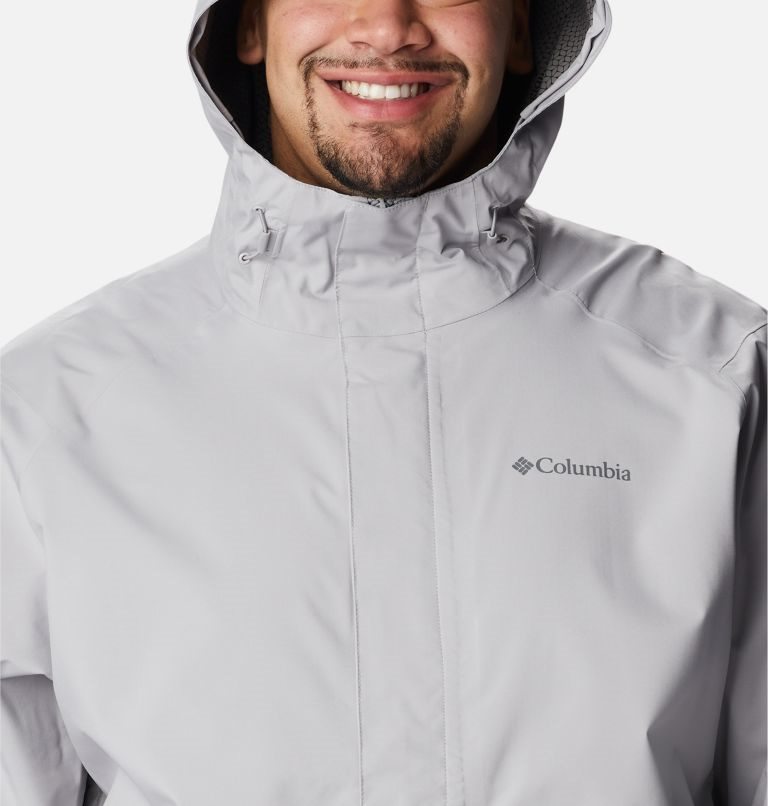 Men's Columbia Earth Explorer Shell Jackets Light Grey | Plus Size CA-V854A